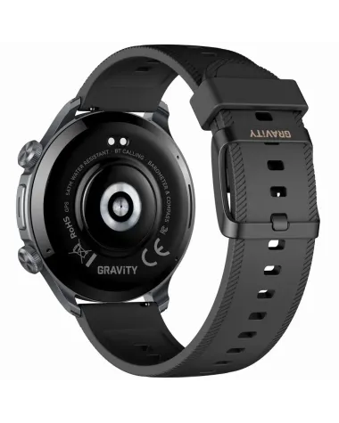 SMARTWATCH MĘSKI GRAVITY GT35-2- AMOLED, DODATKOWY PASEK (sg049b)