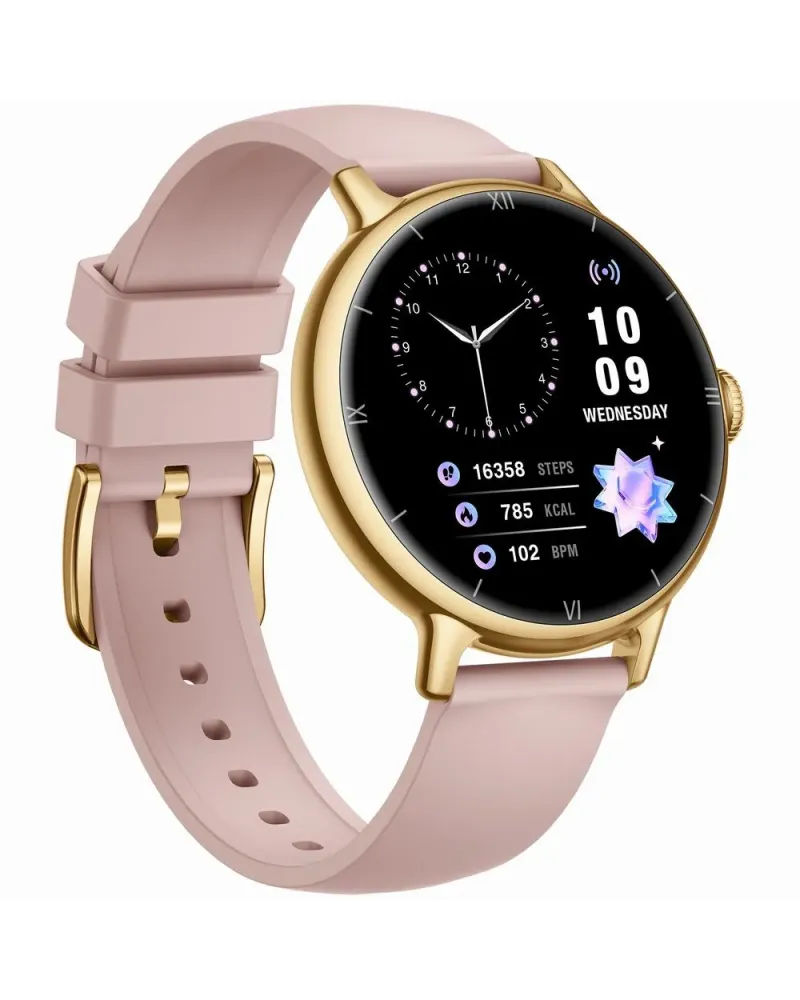 SMARTWATCH DAMSKI GRAVITY GT33-1 - AMOLED, DODATKOWY PASEK (sg048a)