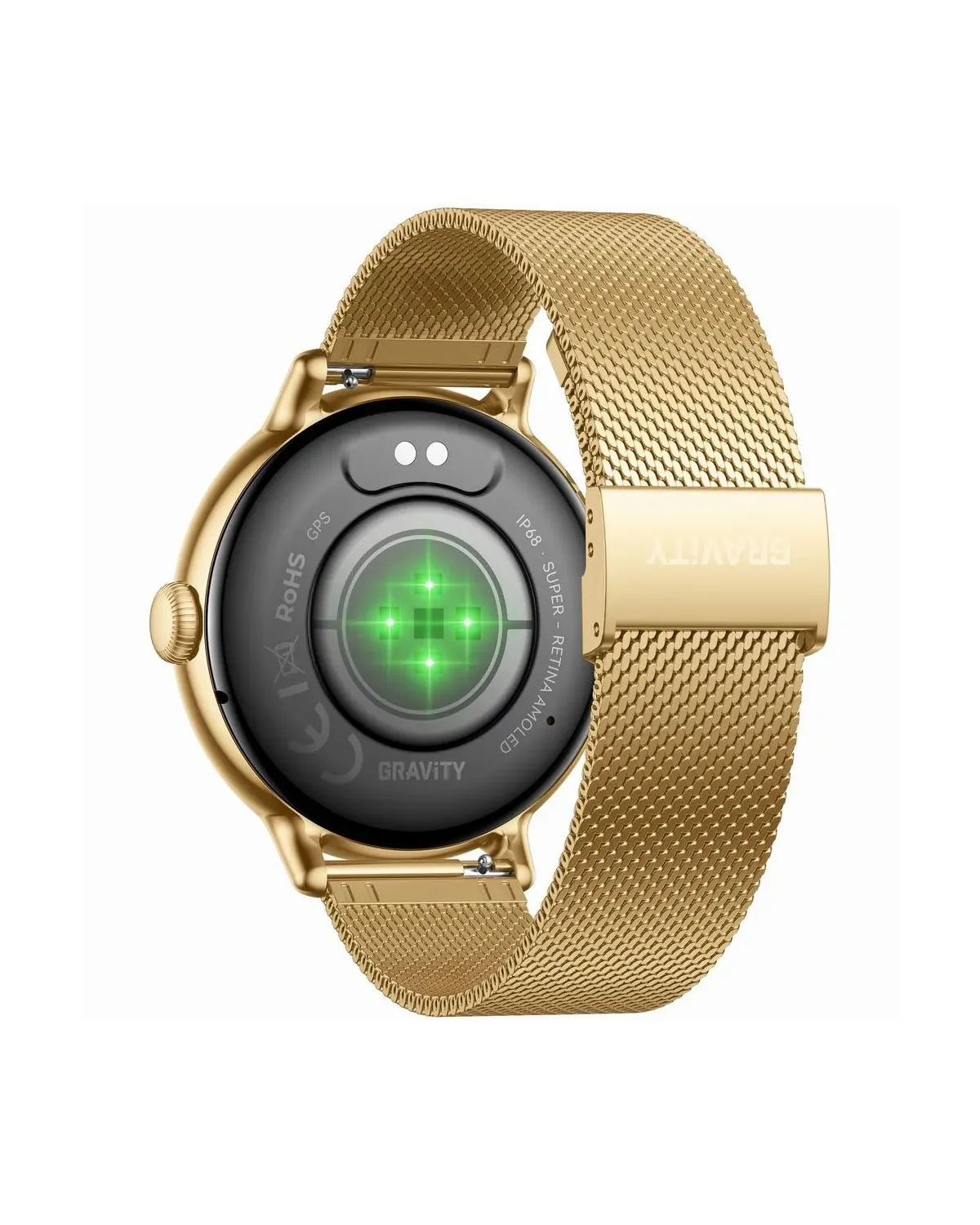 SMARTWATCH DAMSKI GRAVITY GT33-1 - AMOLED, DODATKOWY PASEK (sg048a)