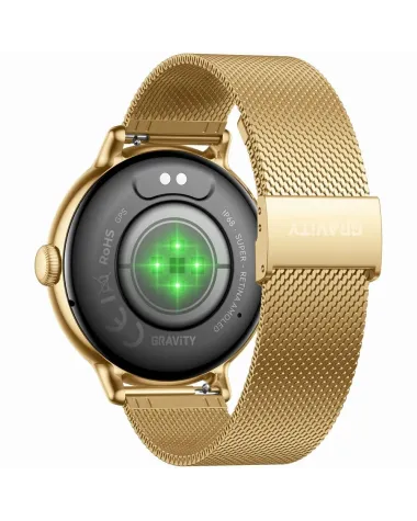 SMARTWATCH DAMSKI GRAVITY GT33-1 - AMOLED, DODATKOWY PASEK (sg048a)