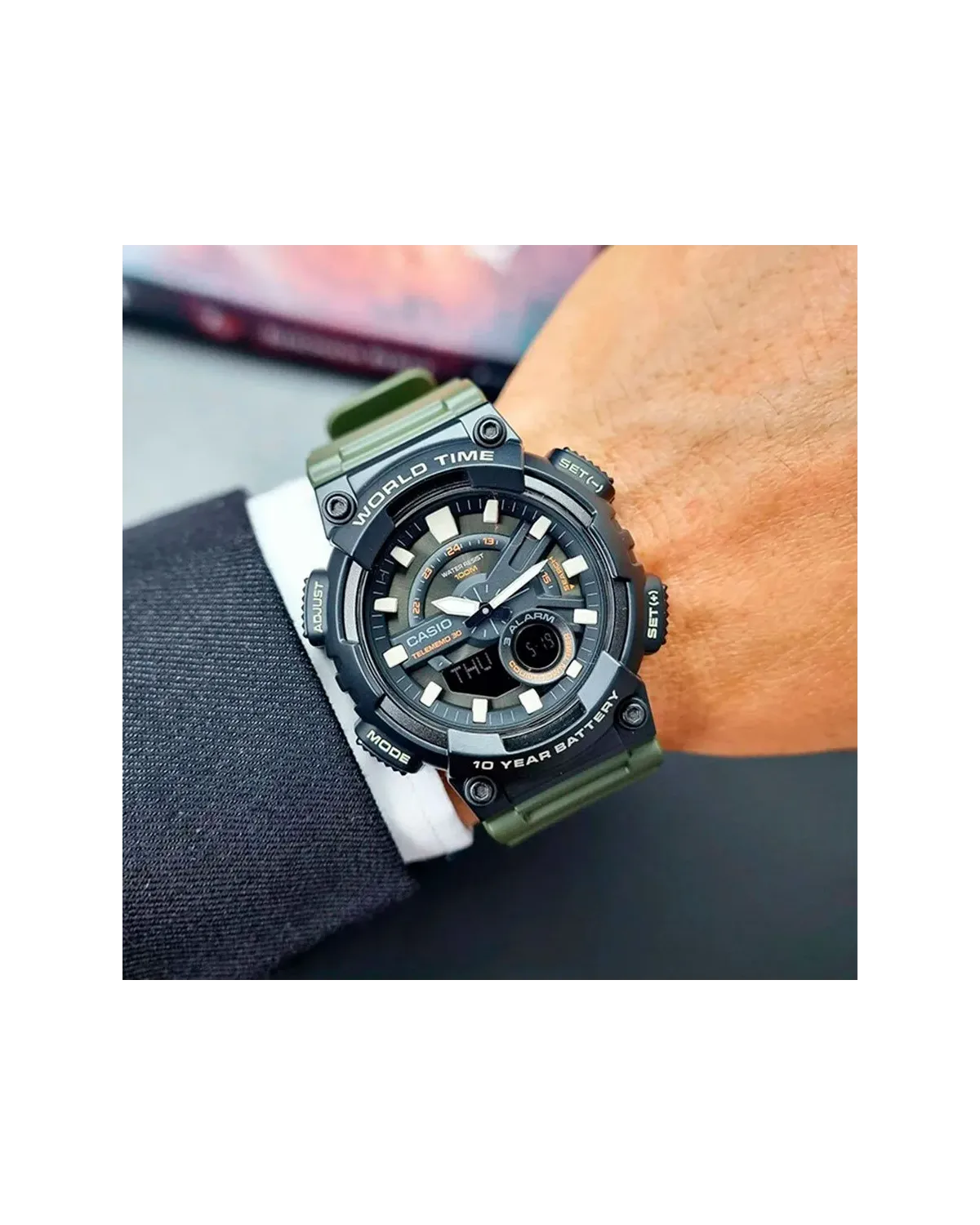 Zegarek Casio Sport AEQ-110W-3A + BOX Zegarek Casio Sport AEQ-110W-3A + BOX