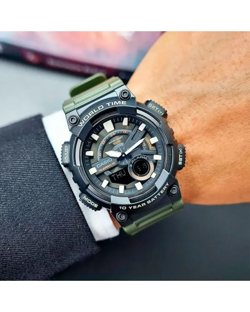 Zegarek Casio Sport AEQ-110W-3A + BOX Zegarek Casio Sport AEQ-110W-3A + BOX