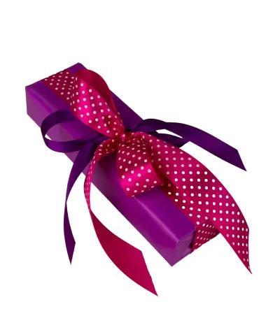 Pakowanie prezentów - papier fioletowy (WZ0037)