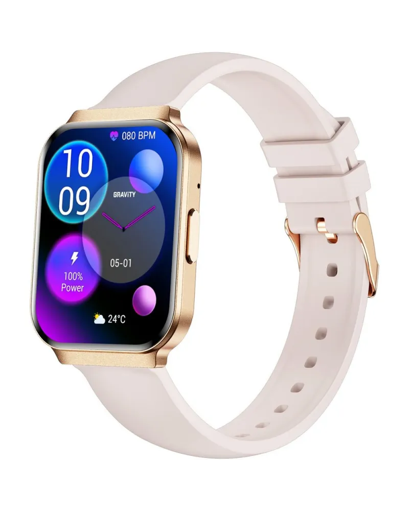 SMARTWATCH DAMSKI GRAVITY GT44-2 - DODATKOWY PASEK (sg051a)