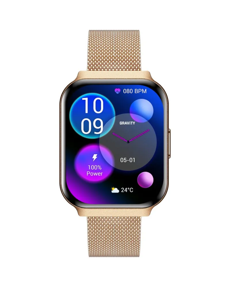 SMARTWATCH DAMSKI GRAVITY GT44-2 - DODATKOWY PASEK (sg051a)