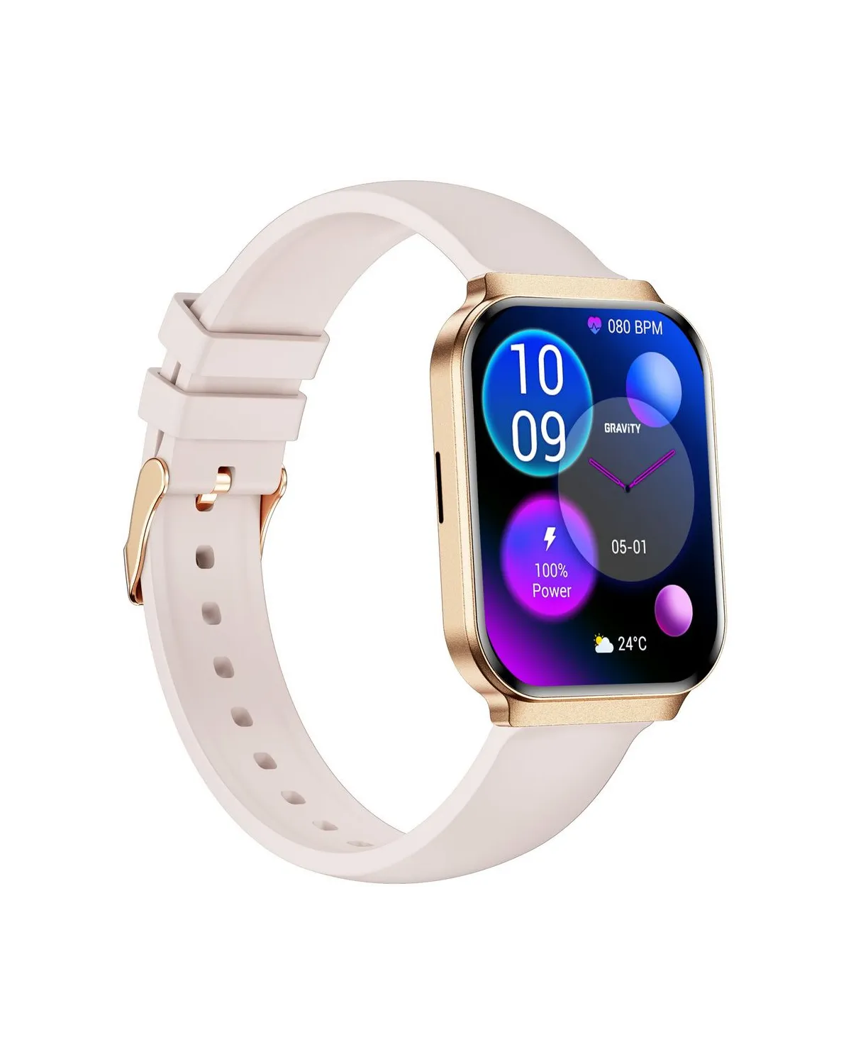 SMARTWATCH DAMSKI GRAVITY GT44-2 - DODATKOWY PASEK (sg051a)