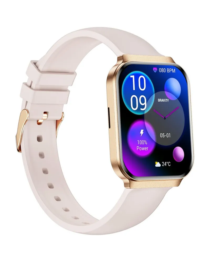 SMARTWATCH DAMSKI GRAVITY GT44-2 - DODATKOWY PASEK (sg051a)