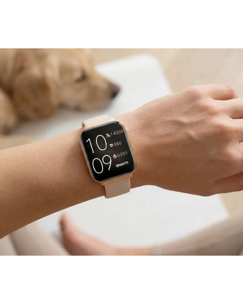 SMARTWATCH DAMSKI GRAVITY GT44-2 - DODATKOWY PASEK (sg051a)