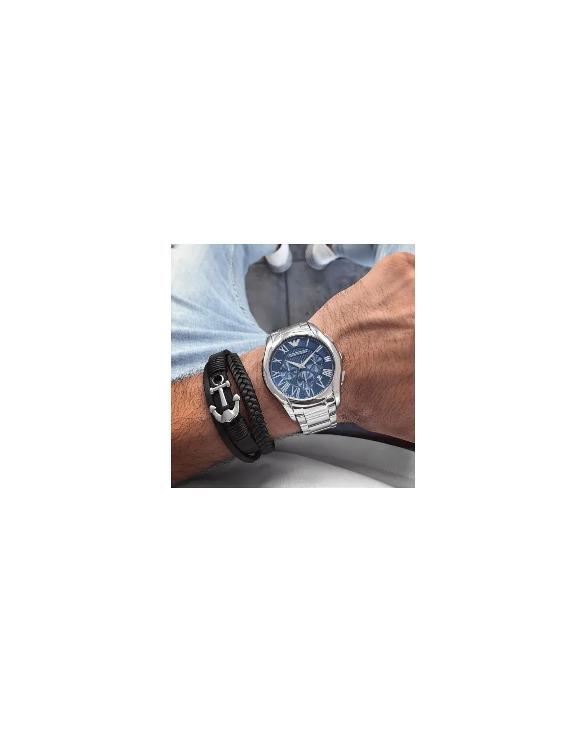ZEGAREK MĘSKI EMPORIO ARMANI AR11082 - CLASSIC CHRONOGRAPH (zi070b)