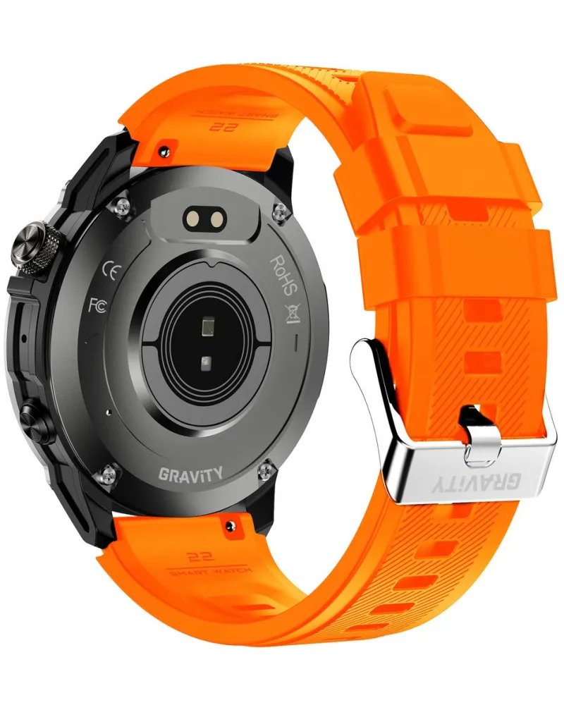 SMARTWATCH MĘSKI GRAVITY GT46-4 - AMOLED, DODATKOWA BRANSOLETA (sg055d) SMARTWATCH MĘSKI GRAVITY GT46-4 - AMOLED, DODATKOWA BRANSOLETA (sg055d)
