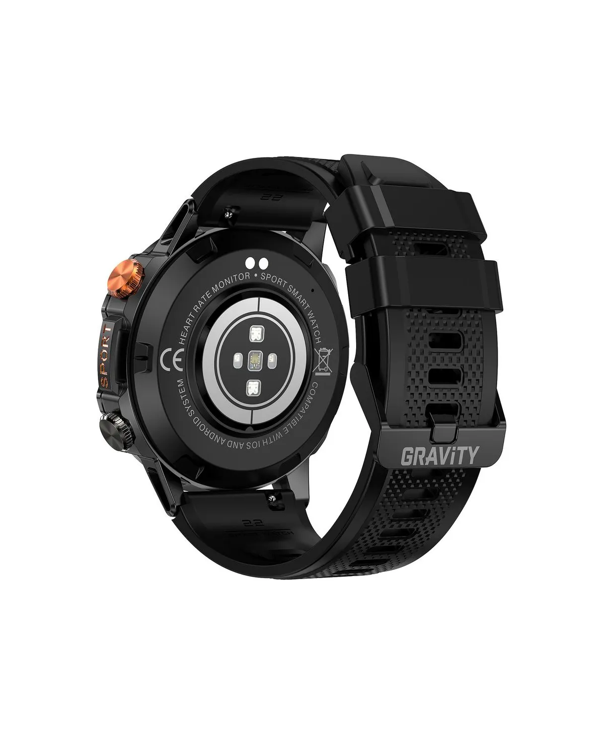 SMARTWATCH MĘSKI GRAVITY GT20-7 - AMOLED, DODATKOWY PASEK (sg024g) SMARTWATCH MĘSKI GRAVITY GT20-7 - AMOLED, DODATKOWY PASEK (sg024g)