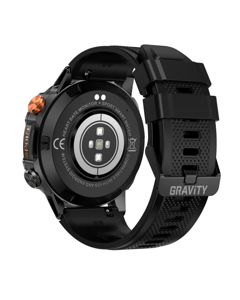 SMARTWATCH MĘSKI GRAVITY GT20-7 - AMOLED, DODATKOWY PASEK (sg024g) SMARTWATCH MĘSKI GRAVITY GT20-7 - AMOLED, DODATKOWY PASEK (sg024g)