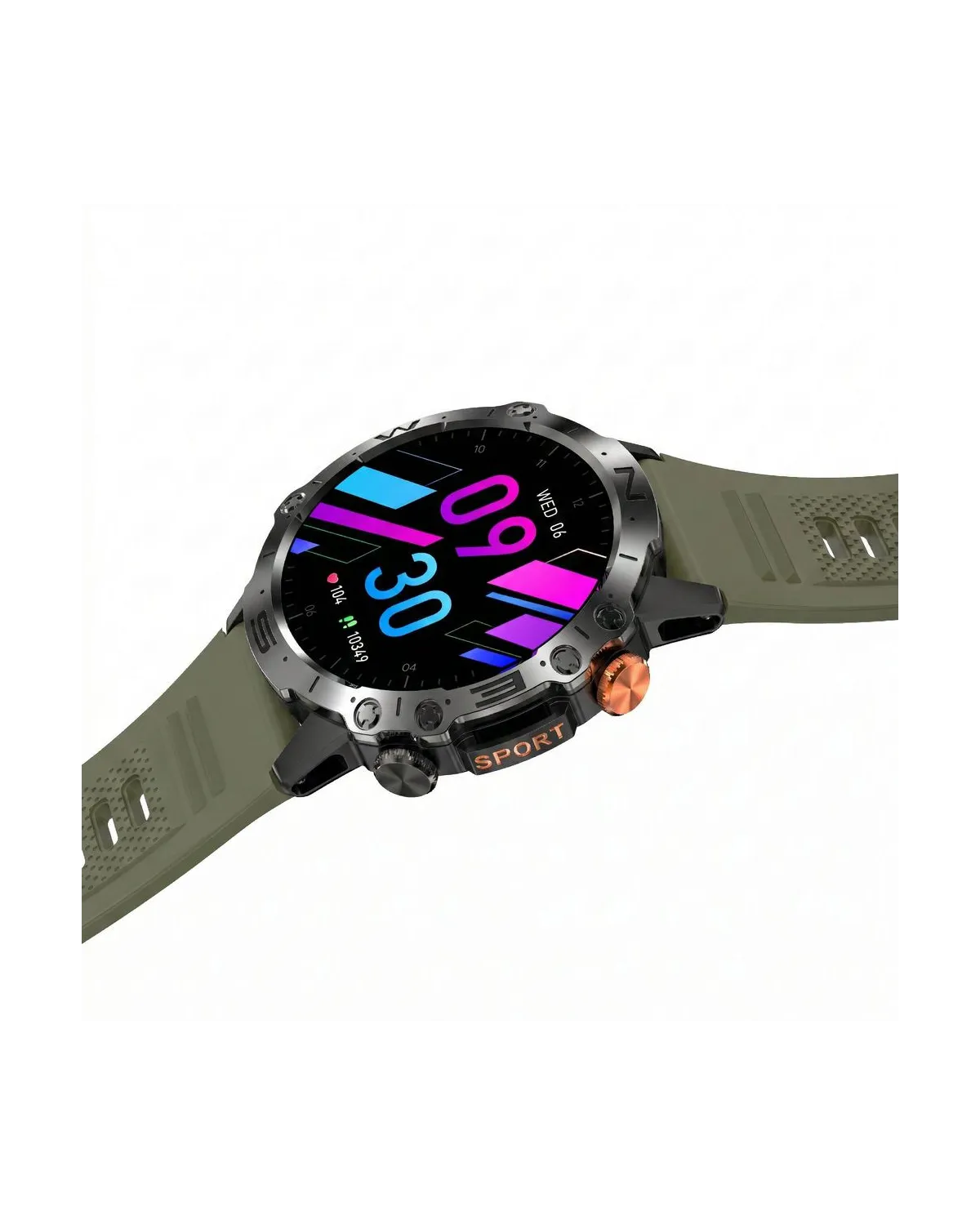 SMARTWATCH MĘSKI GRAVITY GT20-7 - AMOLED, DODATKOWY PASEK (sg024g) SMARTWATCH MĘSKI GRAVITY GT20-7 - AMOLED, DODATKOWY PASEK (sg024g)