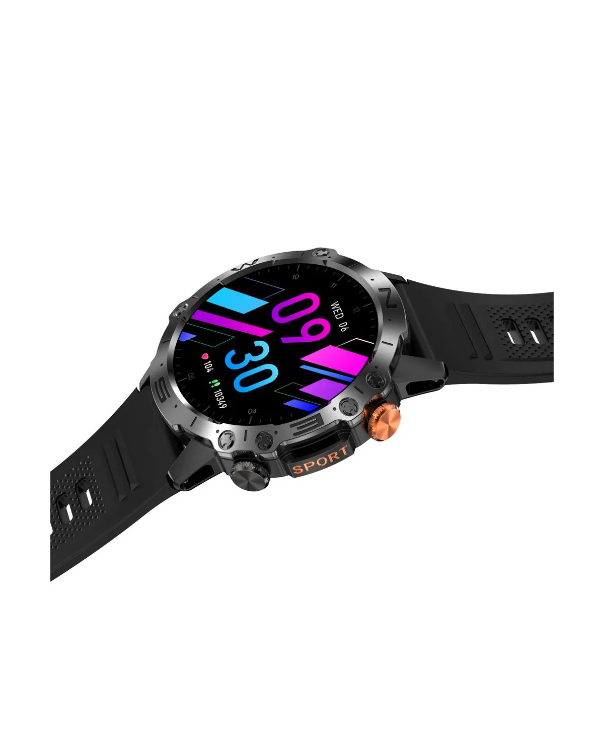 SMARTWATCH MĘSKI GRAVITY GT20-7 - AMOLED, DODATKOWY PASEK (sg024g) SMARTWATCH MĘSKI GRAVITY GT20-7 - AMOLED, DODATKOWY PASEK (sg024g)