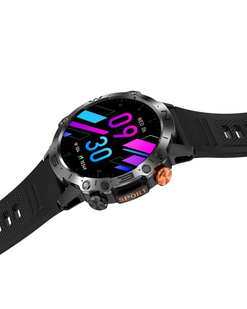 SMARTWATCH MĘSKI GRAVITY GT20-7 - AMOLED, DODATKOWY PASEK (sg024g) SMARTWATCH MĘSKI GRAVITY GT20-7 - AMOLED, DODATKOWY PASEK (sg024g)