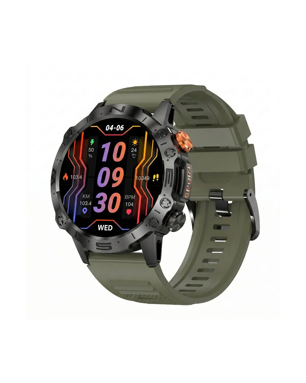 SMARTWATCH MĘSKI GRAVITY GT20-7 - AMOLED, DODATKOWY PASEK (sg024g) SMARTWATCH MĘSKI GRAVITY GT20-7 - AMOLED, DODATKOWY PASEK (sg024g)