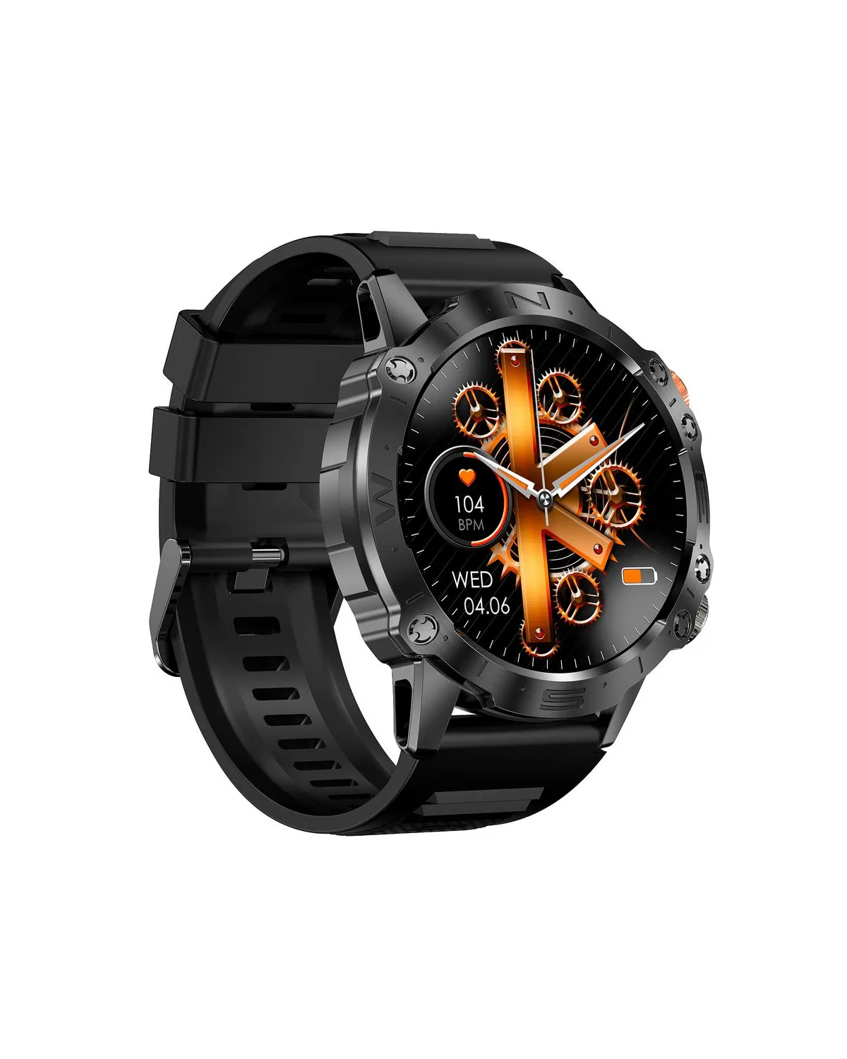 SMARTWATCH MĘSKI GRAVITY GT20-8 - AMOLED, DODATKOWY PASEK (sg024g)