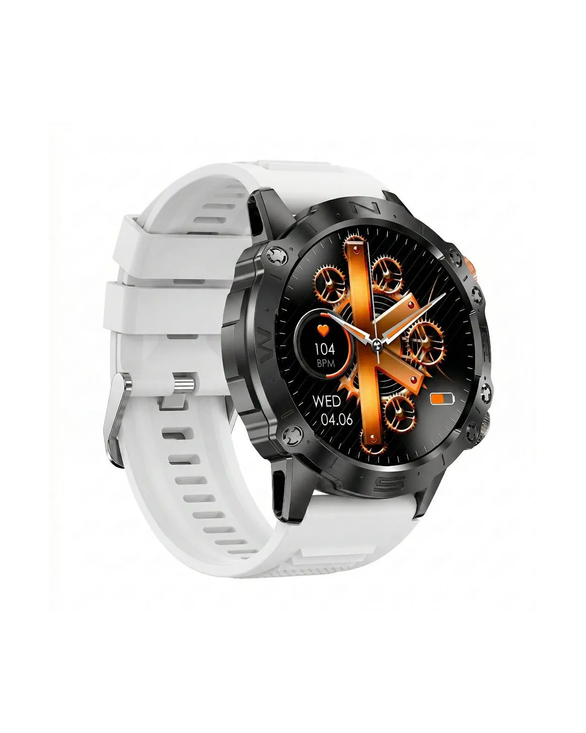 SMARTWATCH MĘSKI GRAVITY GT20-8 - AMOLED, DODATKOWY PASEK (sg024g)