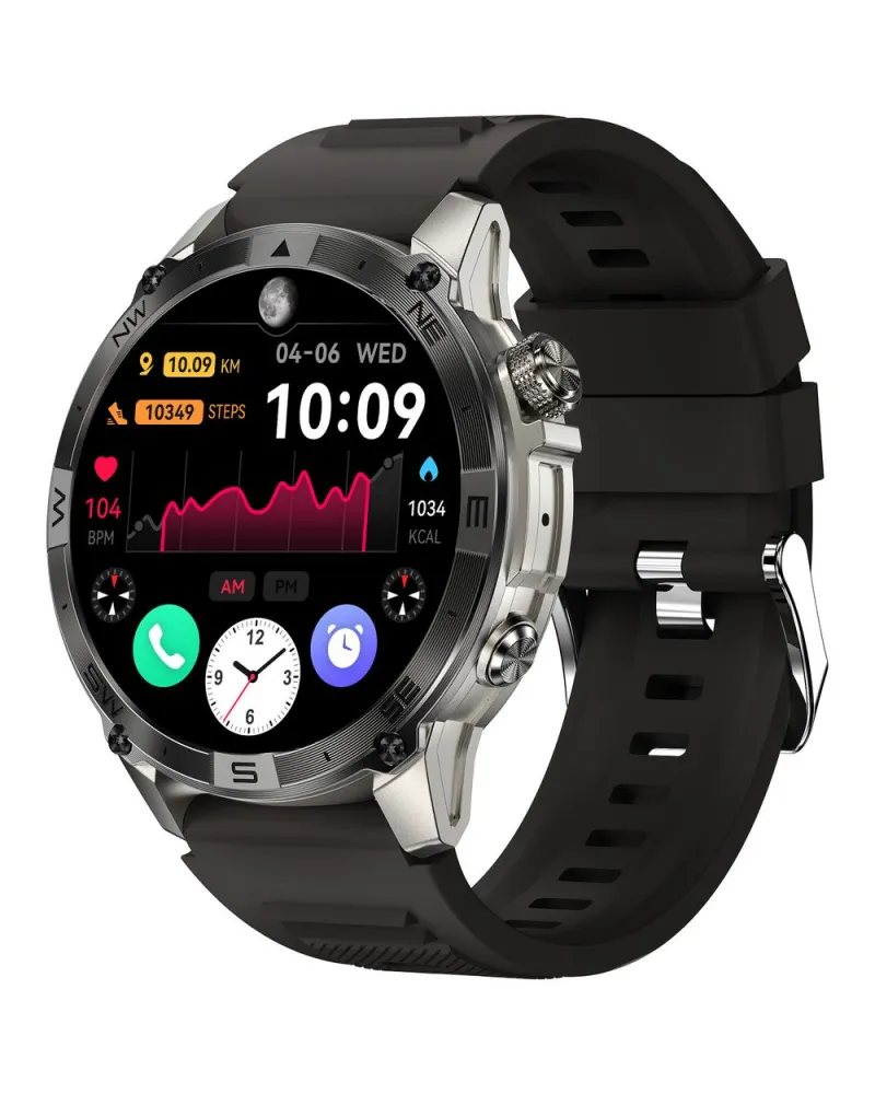 SMARTWATCH MĘSKI GRAVITY GT46-3 - AMOLED, DODATKOWA BRANSOLETA (sg055c)