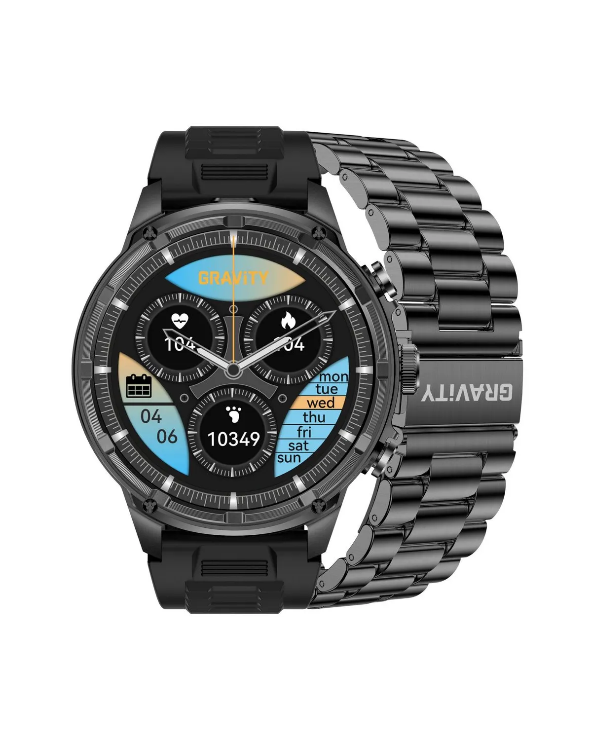 SMARTWATCH MĘSKI GRAVITY GT41-1 - BLUETOOTH CALL, DODATKOWA BRANSOLETA (sg053a) SMARTWATCH MĘSKI GRAVITY GT41-1 - BLUETOOTH CALL, DODATKOWA BRANSOLETA (sg053a)
