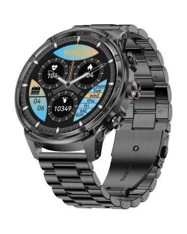 SMARTWATCH MĘSKI GRAVITY GT41-1 - BLUETOOTH CALL, DODATKOWA BRANSOLETA (sg053a) SMARTWATCH MĘSKI GRAVITY GT41-1 - BLUETOOTH CALL, DODATKOWA BRANSOLETA (sg053a)