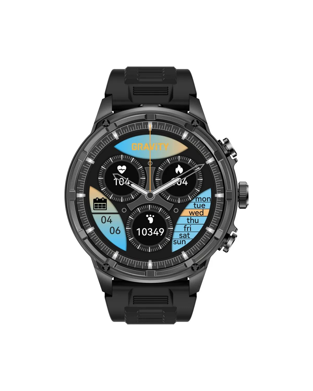 SMARTWATCH MĘSKI GRAVITY GT41-1 - BLUETOOTH CALL, DODATKOWA BRANSOLETA (sg053a) SMARTWATCH MĘSKI GRAVITY GT41-1 - BLUETOOTH CALL, DODATKOWA BRANSOLETA (sg053a)