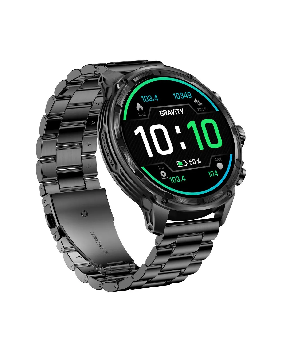 SMARTWATCH MĘSKI GRAVITY GT41-1 - BLUETOOTH CALL, DODATKOWA BRANSOLETA (sg053a) SMARTWATCH MĘSKI GRAVITY GT41-1 - BLUETOOTH CALL, DODATKOWA BRANSOLETA (sg053a)