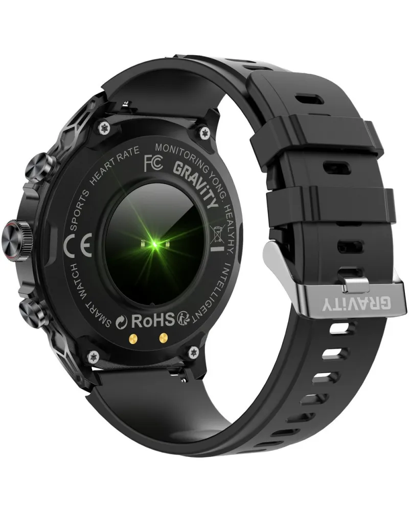 SMARTWATCH MĘSKI GRAVITY GT41-1 - BLUETOOTH CALL, DODATKOWA BRANSOLETA (sg053a) SMARTWATCH MĘSKI GRAVITY GT41-1 - BLUETOOTH CALL, DODATKOWA BRANSOLETA (sg053a)
