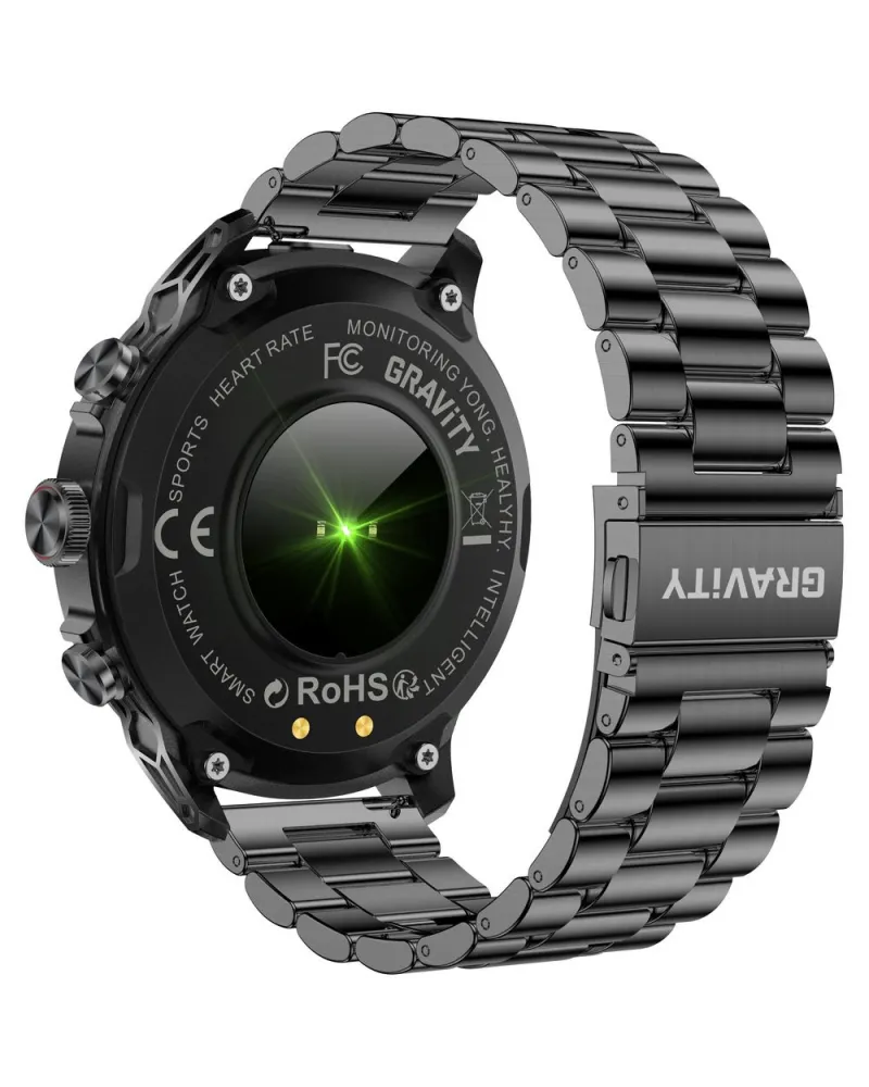 SMARTWATCH MĘSKI GRAVITY GT41-1 - BLUETOOTH CALL, DODATKOWA BRANSOLETA (sg053a) SMARTWATCH MĘSKI GRAVITY GT41-1 - BLUETOOTH CALL, DODATKOWA BRANSOLETA (sg053a)
