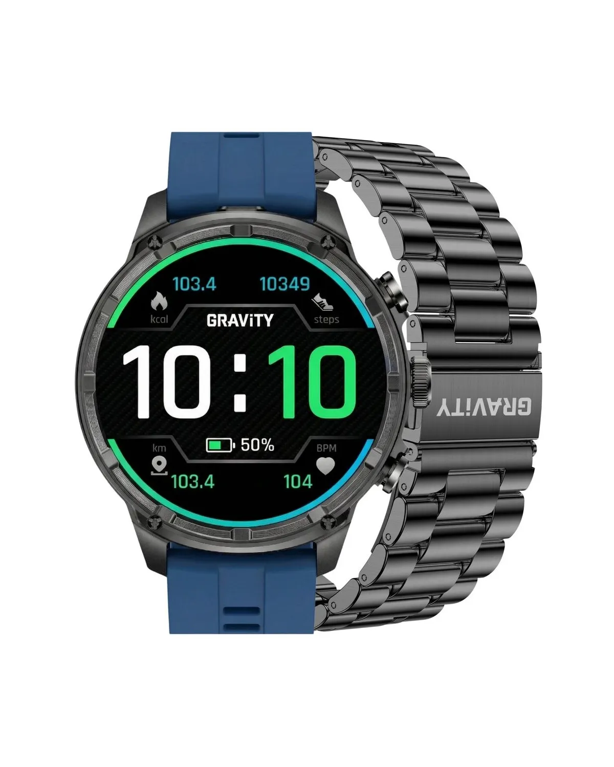 SMARTWATCH MĘSKI GRAVITY GT41-2 - BLUETOOTH CALL, DODATKOWA BRANSOLETA (sg053b) SMARTWATCH MĘSKI GRAVITY GT41-2 - BLUETOOTH CALL, DODATKOWA BRANSOLETA (sg053b)