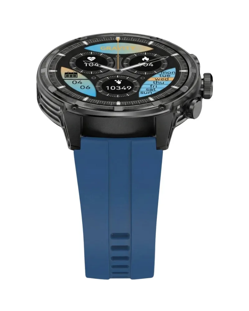 SMARTWATCH MĘSKI GRAVITY GT41-2 - BLUETOOTH CALL, DODATKOWA BRANSOLETA (sg053b) SMARTWATCH MĘSKI GRAVITY GT41-2 - BLUETOOTH CALL, DODATKOWA BRANSOLETA (sg053b)