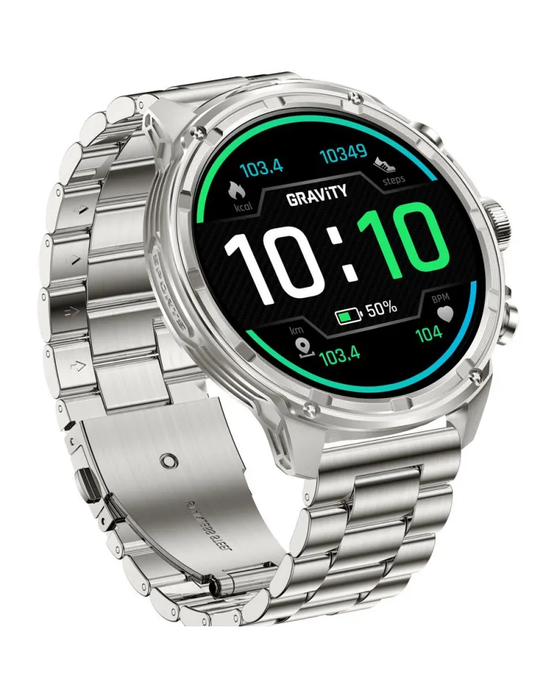 SMARTWATCH MĘSKI GRAVITY GT41-3 - BLUETOOTH CALL, DODATKOWA BRANSOLETA (sg053c) SMARTWATCH MĘSKI GRAVITY GT41-3 - BLUETOOTH CALL, DODATKOWA BRANSOLETA (sg053c)