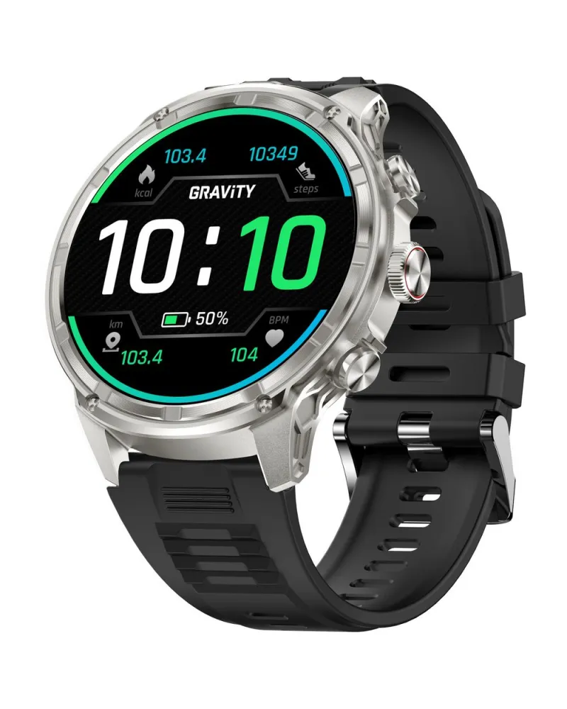 SMARTWATCH MĘSKI GRAVITY GT41-3 - BLUETOOTH CALL, DODATKOWA BRANSOLETA (sg053c) SMARTWATCH MĘSKI GRAVITY GT41-3 - BLUETOOTH CALL, DODATKOWA BRANSOLETA (sg053c)