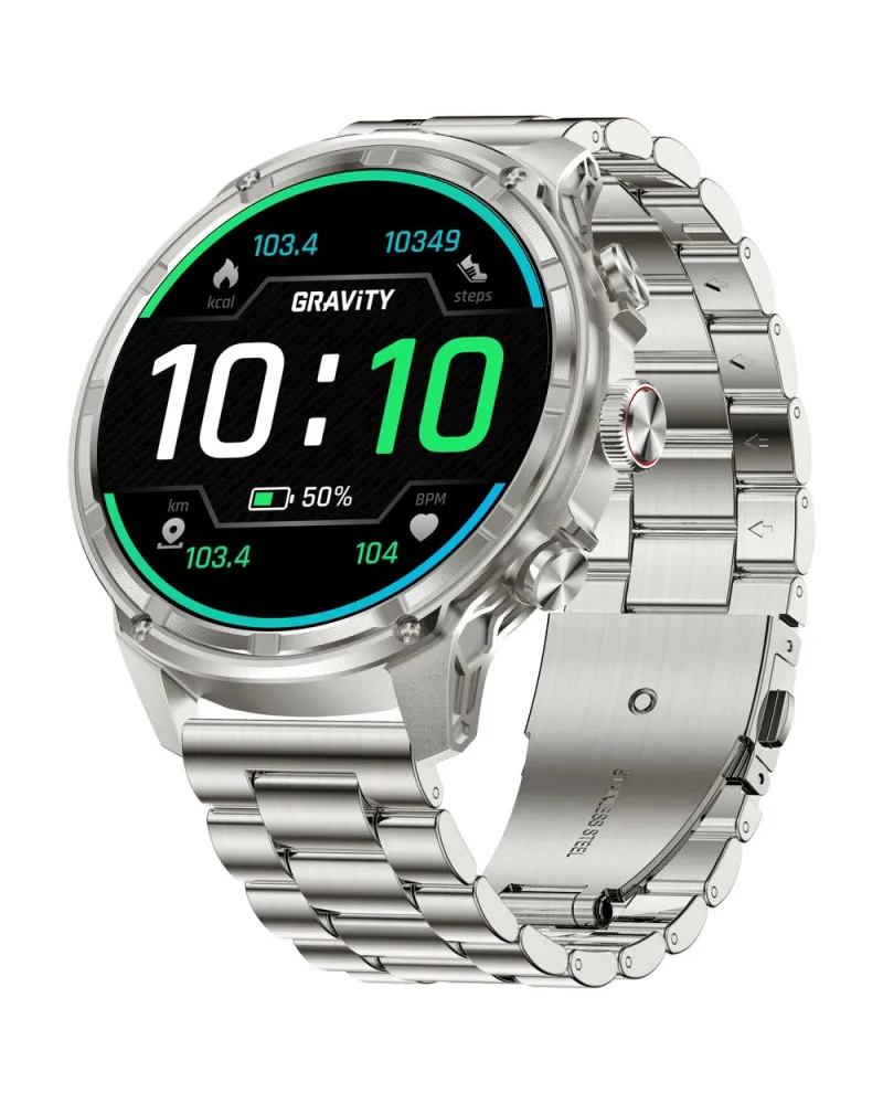 SMARTWATCH MĘSKI GRAVITY GT41-3 - BLUETOOTH CALL, DODATKOWA BRANSOLETA (sg053c) SMARTWATCH MĘSKI GRAVITY GT41-3 - BLUETOOTH CALL, DODATKOWA BRANSOLETA (sg053c)