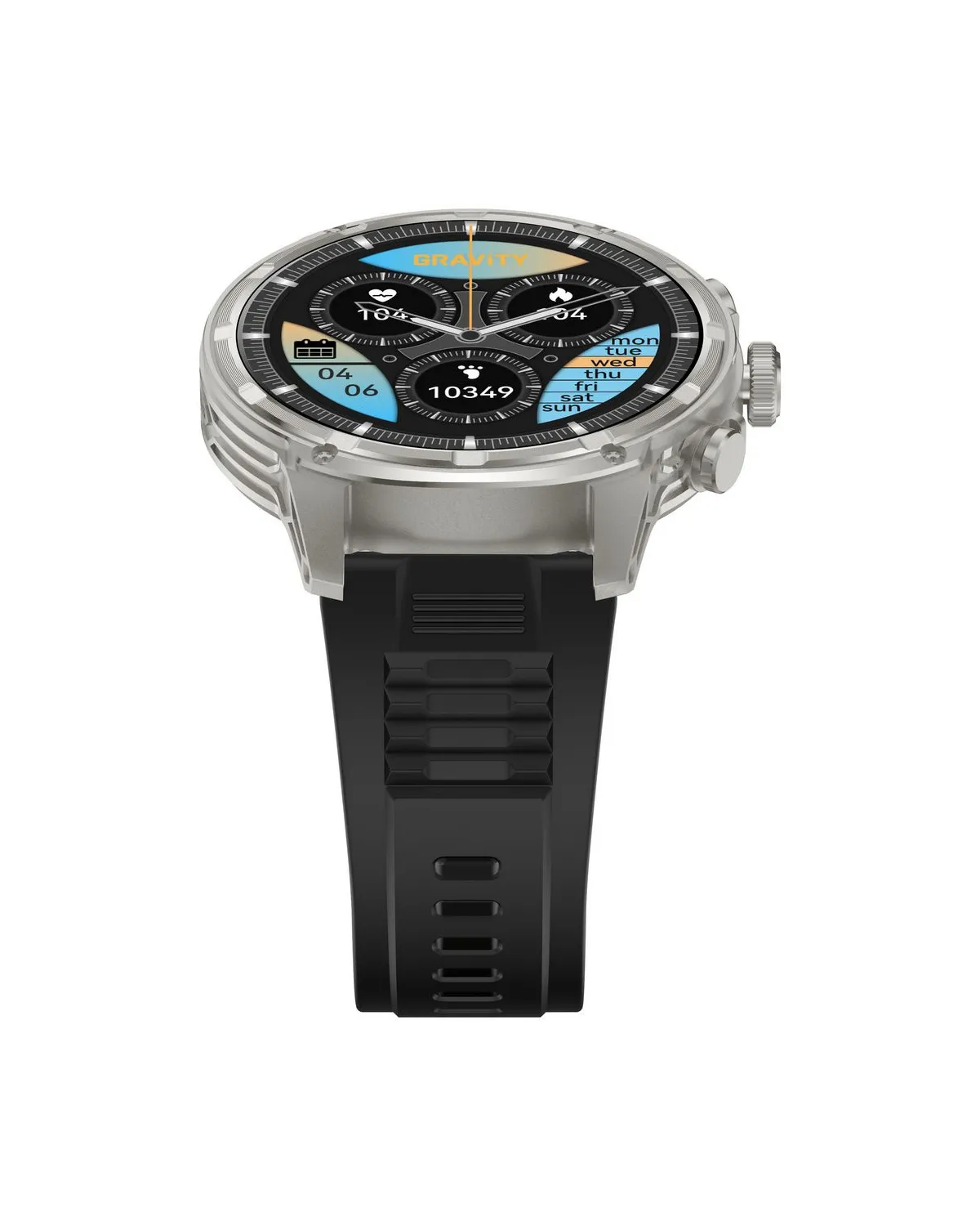 SMARTWATCH MĘSKI GRAVITY GT41-3 - BLUETOOTH CALL, DODATKOWA BRANSOLETA (sg053c) SMARTWATCH MĘSKI GRAVITY GT41-3 - BLUETOOTH CALL, DODATKOWA BRANSOLETA (sg053c)