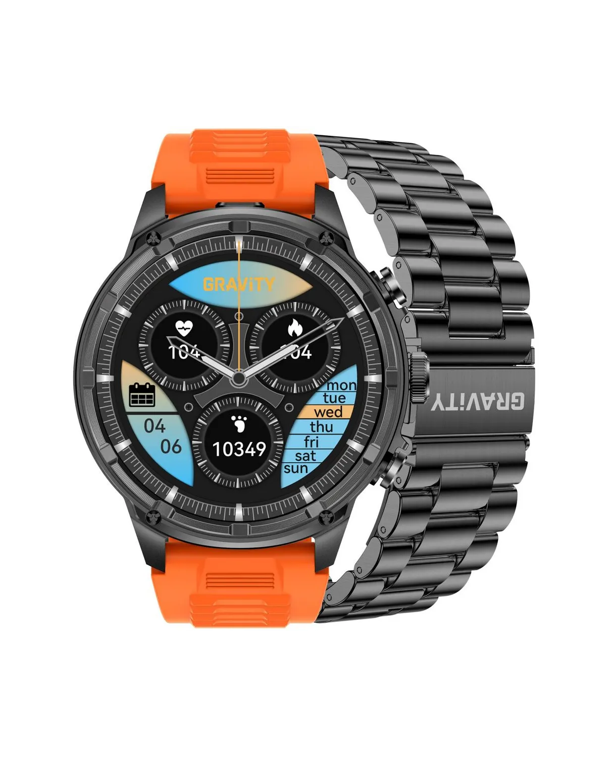 SMARTWATCH MĘSKI GRAVITY GT41-4 - BLUETOOTH CALL, DODATKOWA BRANSOLETA (sg053d) SMARTWATCH MĘSKI GRAVITY GT41-4 - BLUETOOTH CALL, DODATKOWA BRANSOLETA (sg053d)