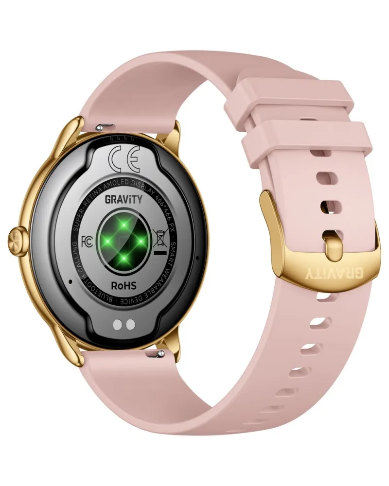 SMARTWATCH DAMSKI GRAVITY GT31-1 - AMOLED, DODATKOWY PASEK (sg052a) SMARTWATCH DAMSKI GRAVITY GT31-1 - AMOLED, DODATKOWY PASEK (sg052a)