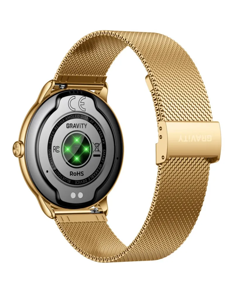 SMARTWATCH DAMSKI GRAVITY GT31-1 - AMOLED, DODATKOWY PASEK (sg052a) SMARTWATCH DAMSKI GRAVITY GT31-1 - AMOLED, DODATKOWY PASEK (sg052a)