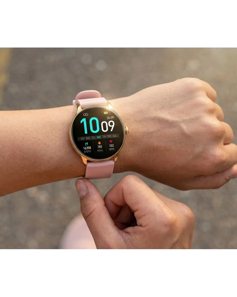 SMARTWATCH DAMSKI GRAVITY GT31-1 - AMOLED, DODATKOWY PASEK (sg052a) SMARTWATCH DAMSKI GRAVITY GT31-1 - AMOLED, DODATKOWY PASEK (sg052a)