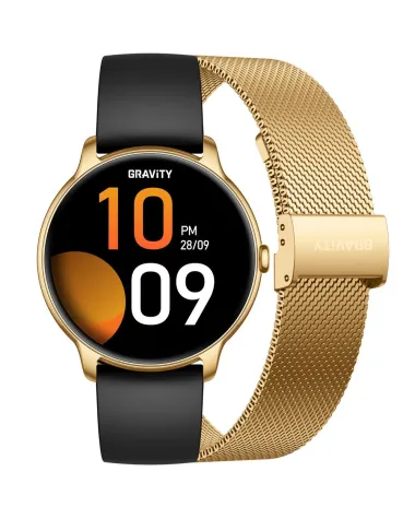 SMARTWATCH DAMSKI GRAVITY GT31-2 - AMOLED, DODATKOWY PASEK (sg052a)