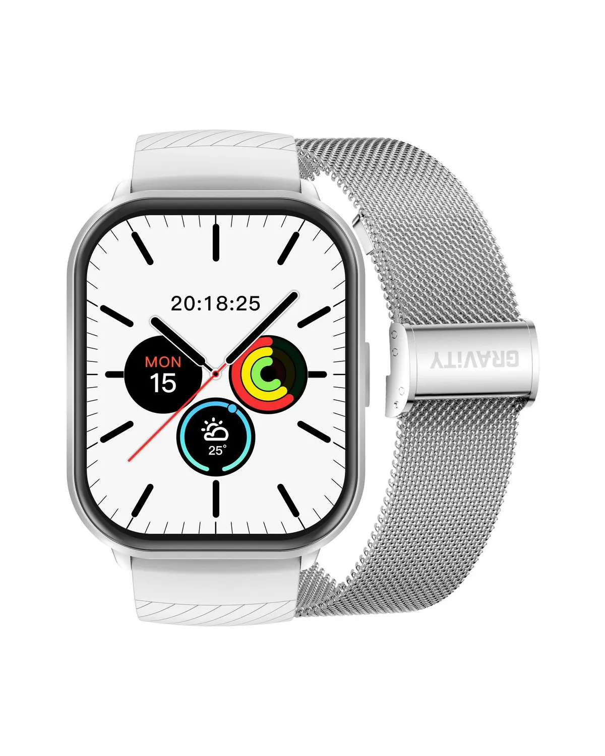 SMARTWATCH DAMSKI GRAVITY GT43-2 - DODATKOWY PASEK (sg054b) SMARTWATCH DAMSKI GRAVITY GT43-2 - DODATKOWY PASEK (sg054b)