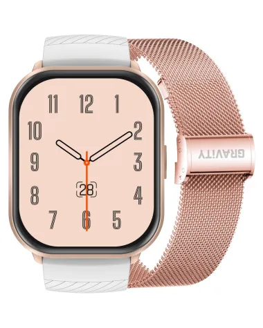 SMARTWATCH DAMSKI GRAVITY GT43-4 - DODATKOWY PASEK (sg054d)