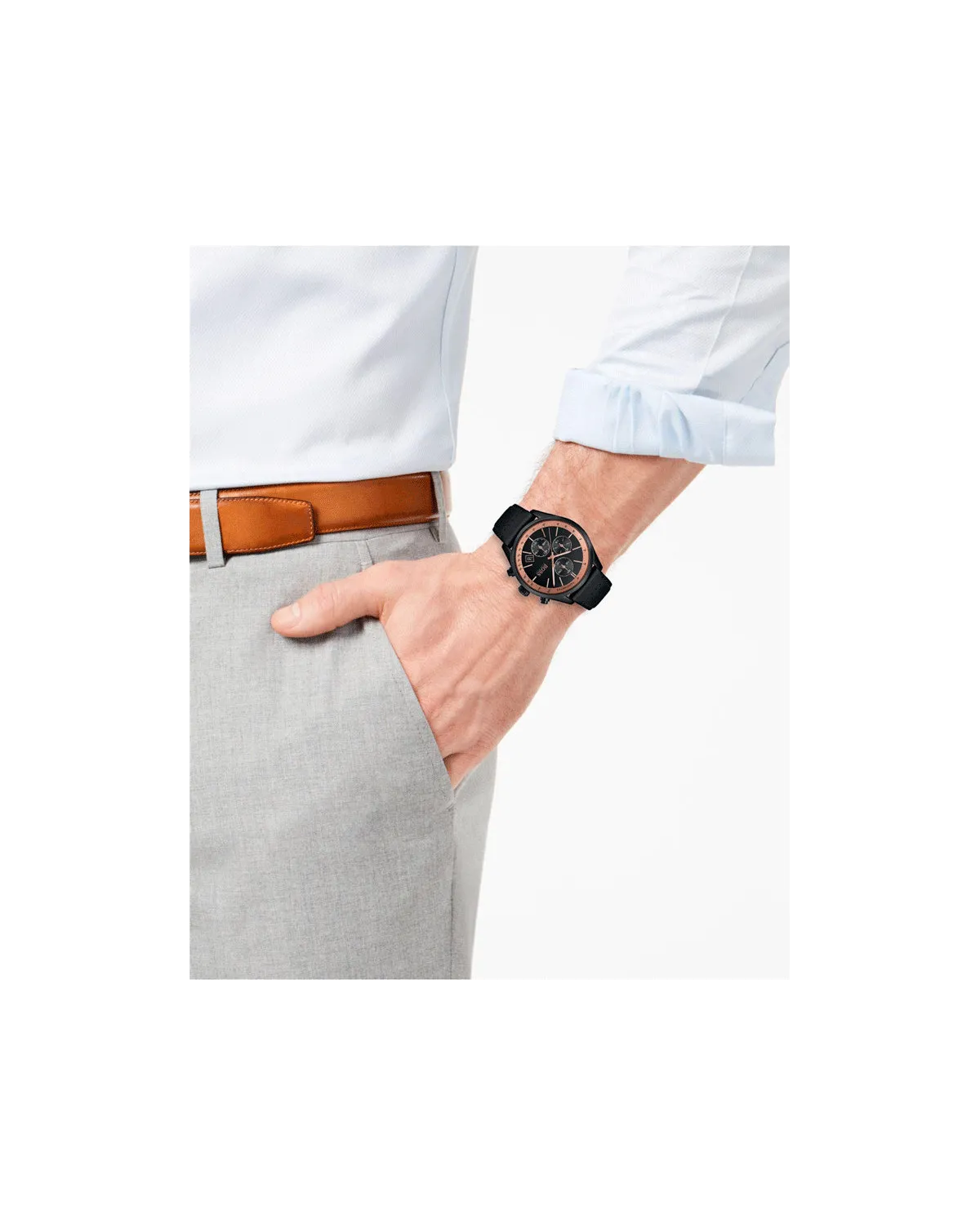 ZEGAREK MĘSKI HUGO BOSS 1513550 Grand Prix Chronograph (zh003e)