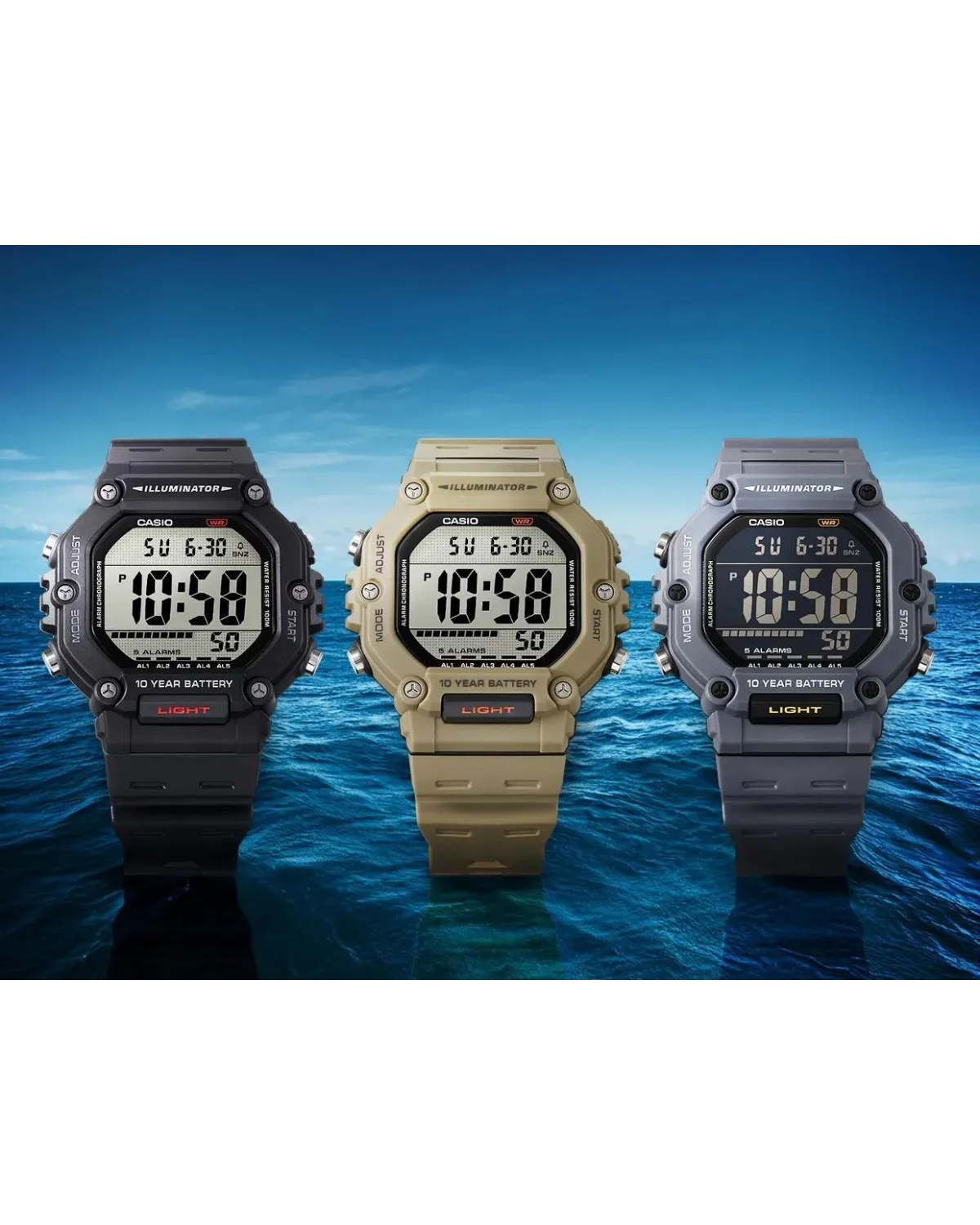 ZEGAREK MĘSKI CASIO AE-1600H-8BVDF + BOX (zd300c)