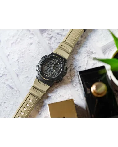 ZEGAREK MĘSKI CASIO AE-1000W-5AVEF (zd073i) - WORLD TIME + BOX ZEGAREK MĘSKI CASIO AE-1000W-5AVEF (zd073i) - WORLD TIME + BOX