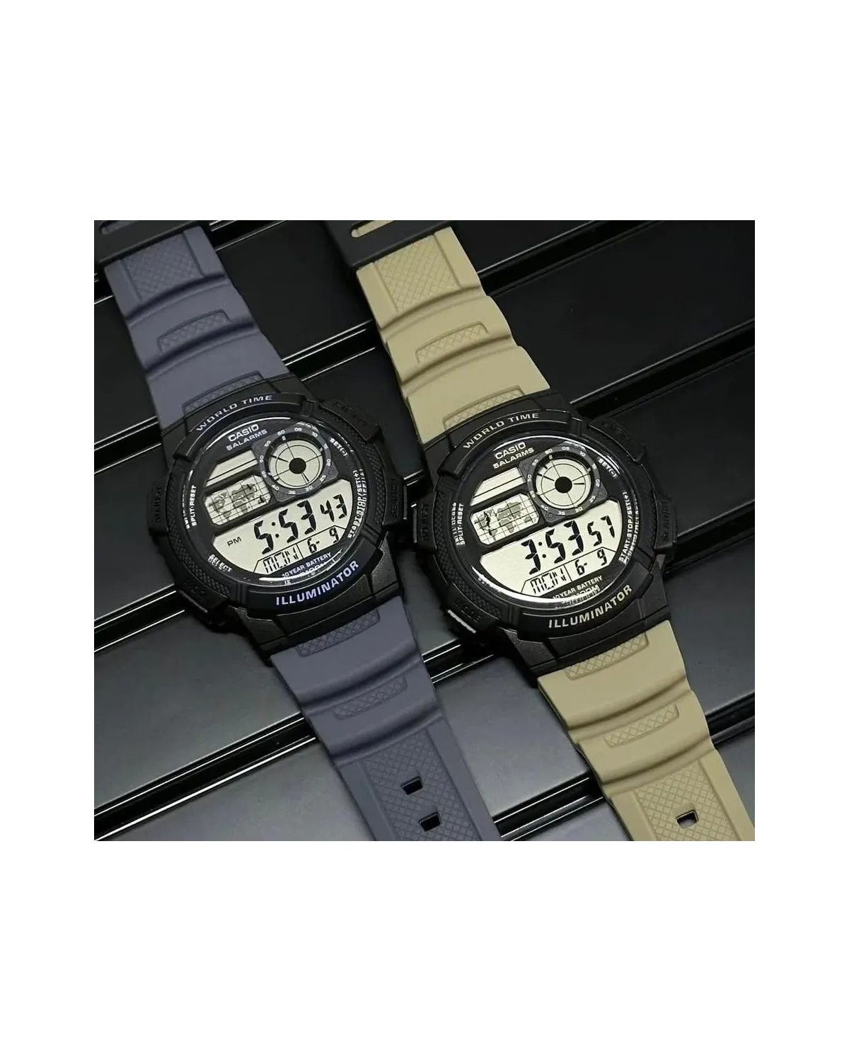 ZEGAREK MĘSKI CASIO AE-1000W-5AVEF (zd073i) - WORLD TIME + BOX ZEGAREK MĘSKI CASIO AE-1000W-5AVEF (zd073i) - WORLD TIME + BOX