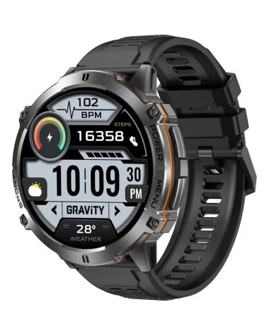 SMARTWATCH MĘSKI GRAVITY GT42-1 - AMOLED, DODATKOWA BRANSOLETA (sg056a)