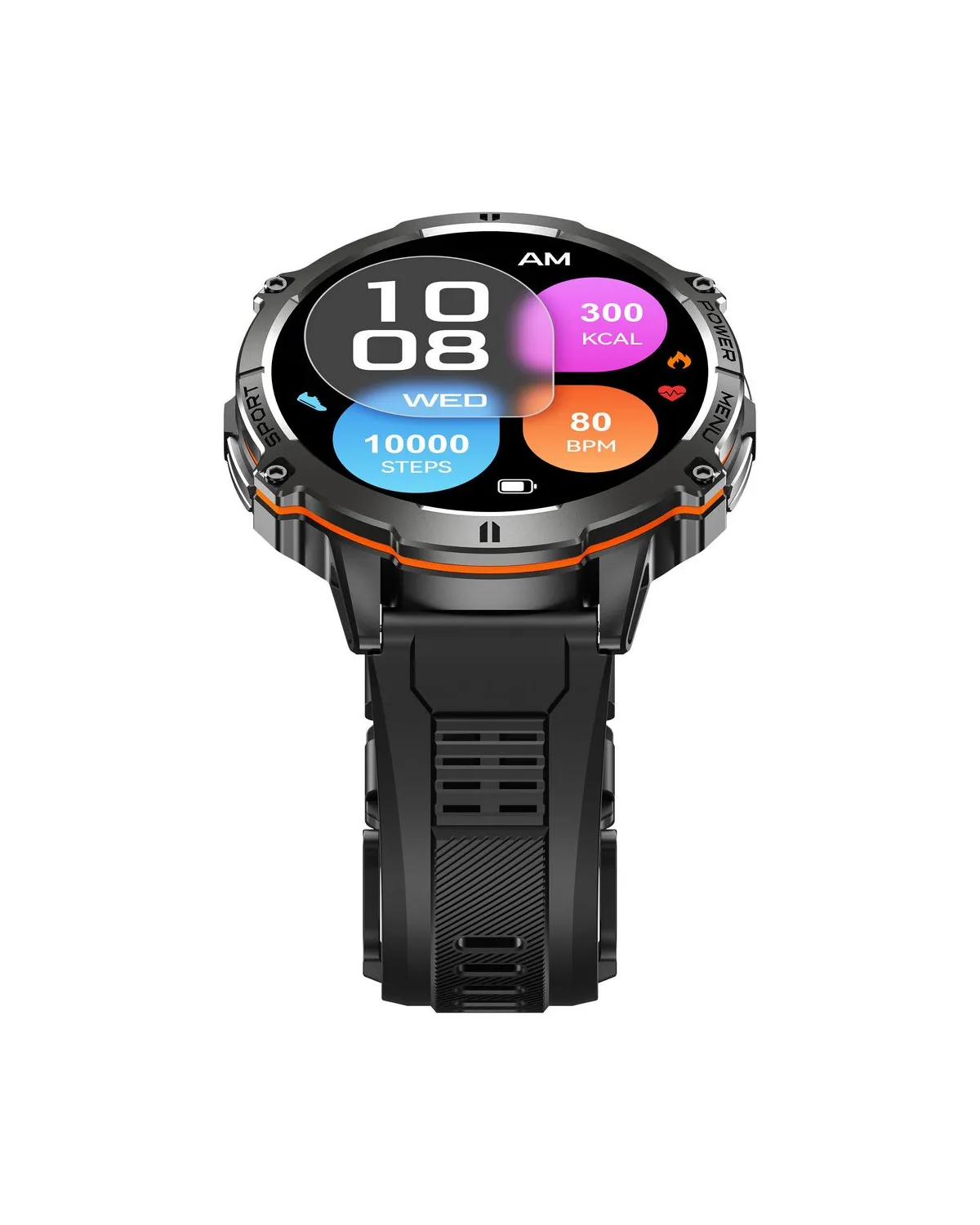 SMARTWATCH MĘSKI GRAVITY GT42-1 - AMOLED, DODATKOWA BRANSOLETA (sg056a)