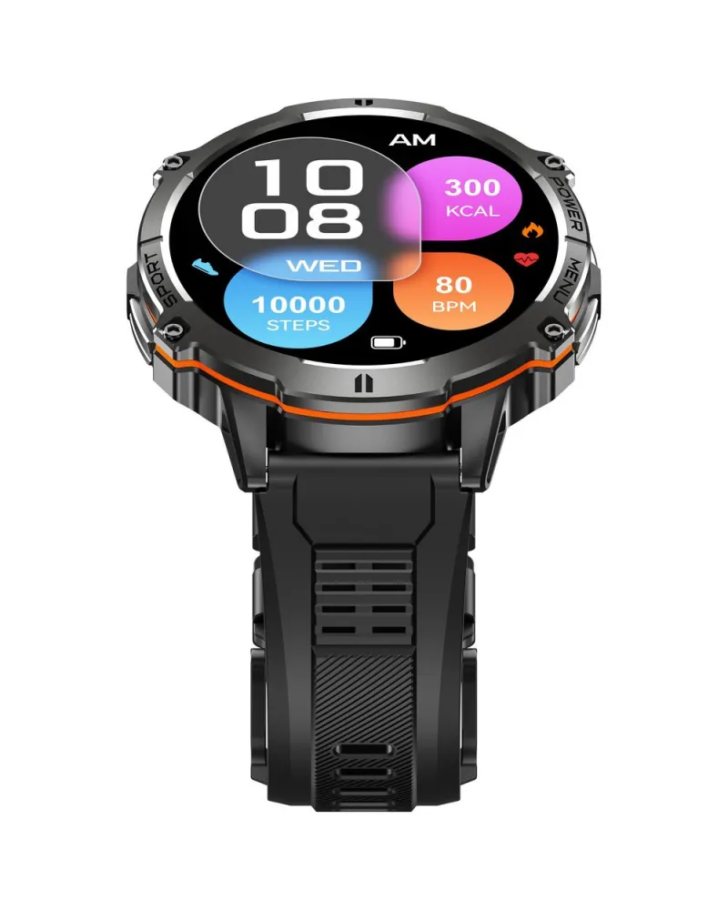 SMARTWATCH MĘSKI GRAVITY GT42-1 - AMOLED, DODATKOWA BRANSOLETA (sg056a)