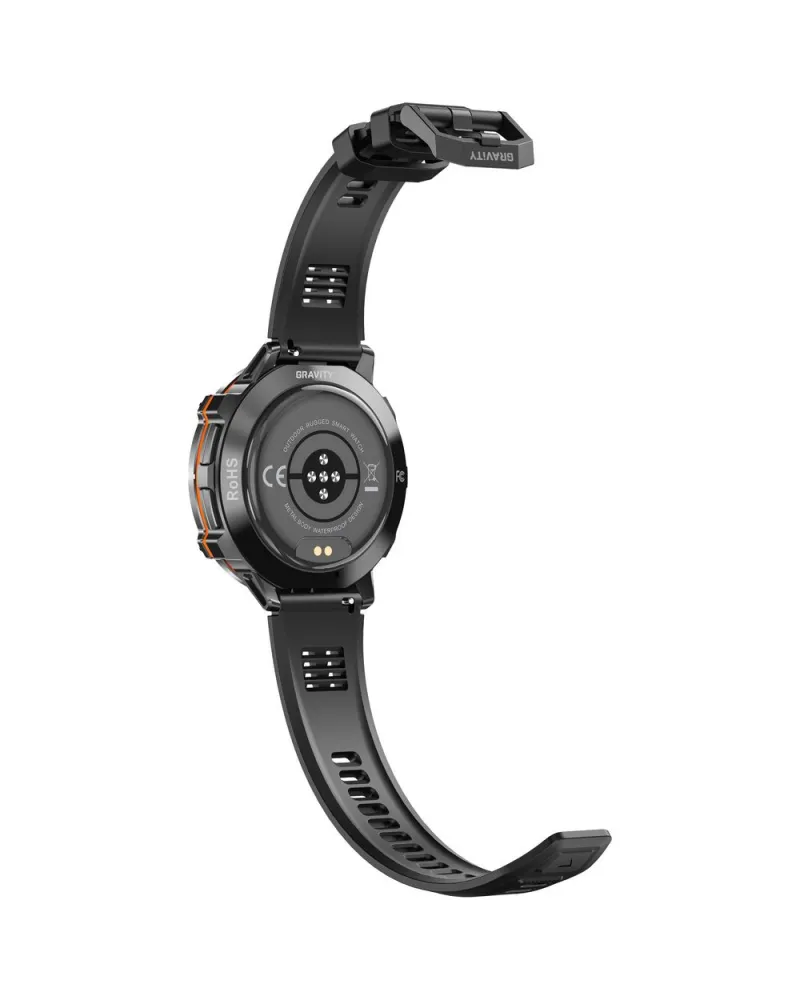 SMARTWATCH MĘSKI GRAVITY GT42-1 - AMOLED, DODATKOWA BRANSOLETA (sg056a)